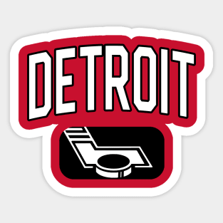 Detroit Hockey Sticker